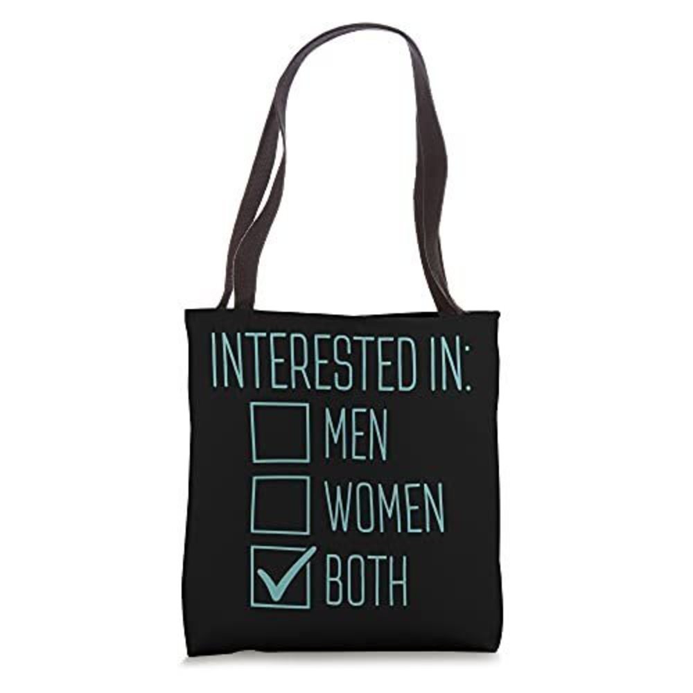 Interested In Men Both Sexual Preference Bisexual Art Tote Bag UwU